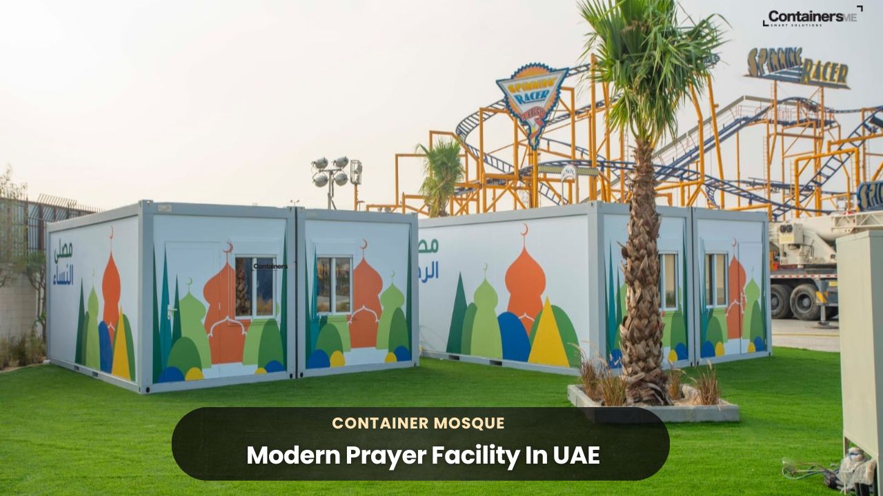 prefabricated container mosque made using modular mobile container