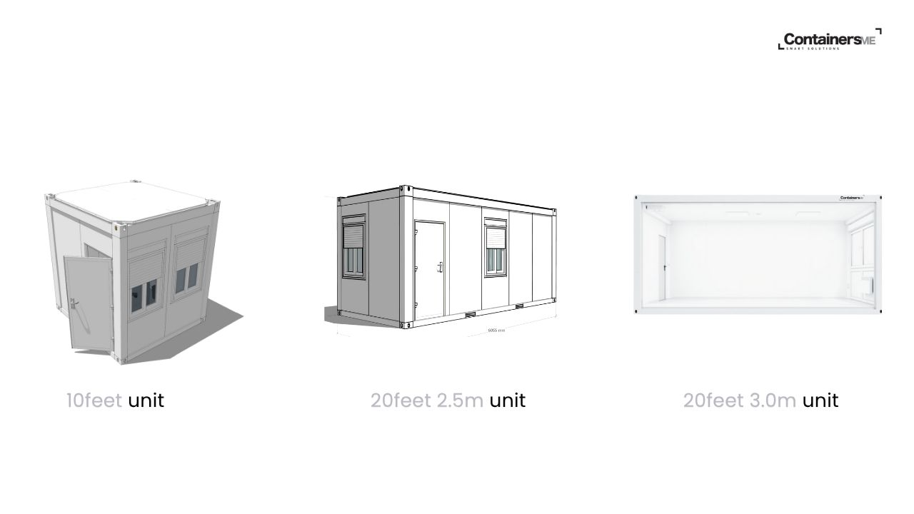 containers me modular container sizes