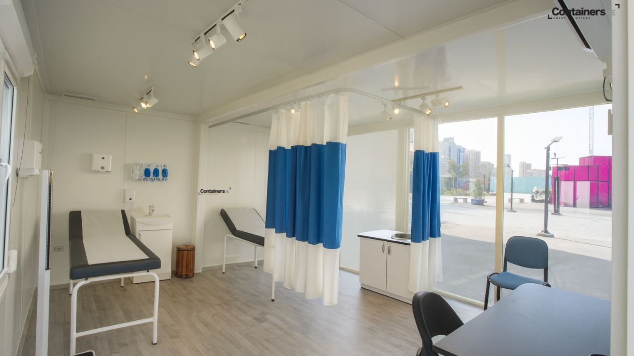 modular clinic made using modular mobile container