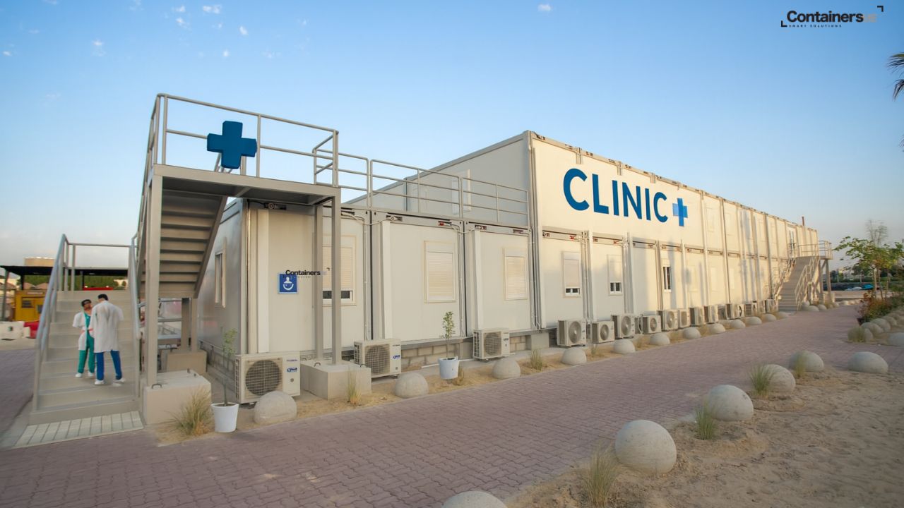 modular clinic made using modular mobile container