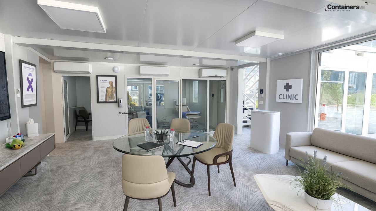 modular clinic mdae using modular mobile container