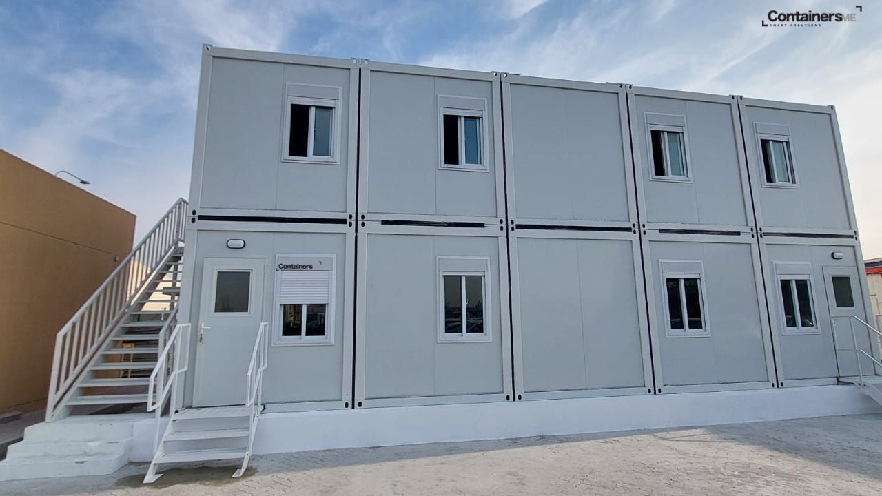 prefab office made using modular mobile container by containers me
