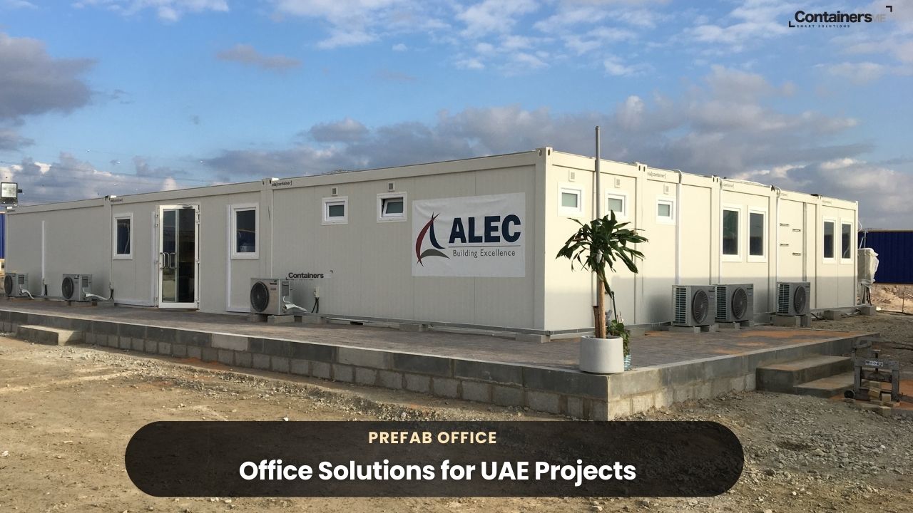 prefab office made using modular mobile container by containers me