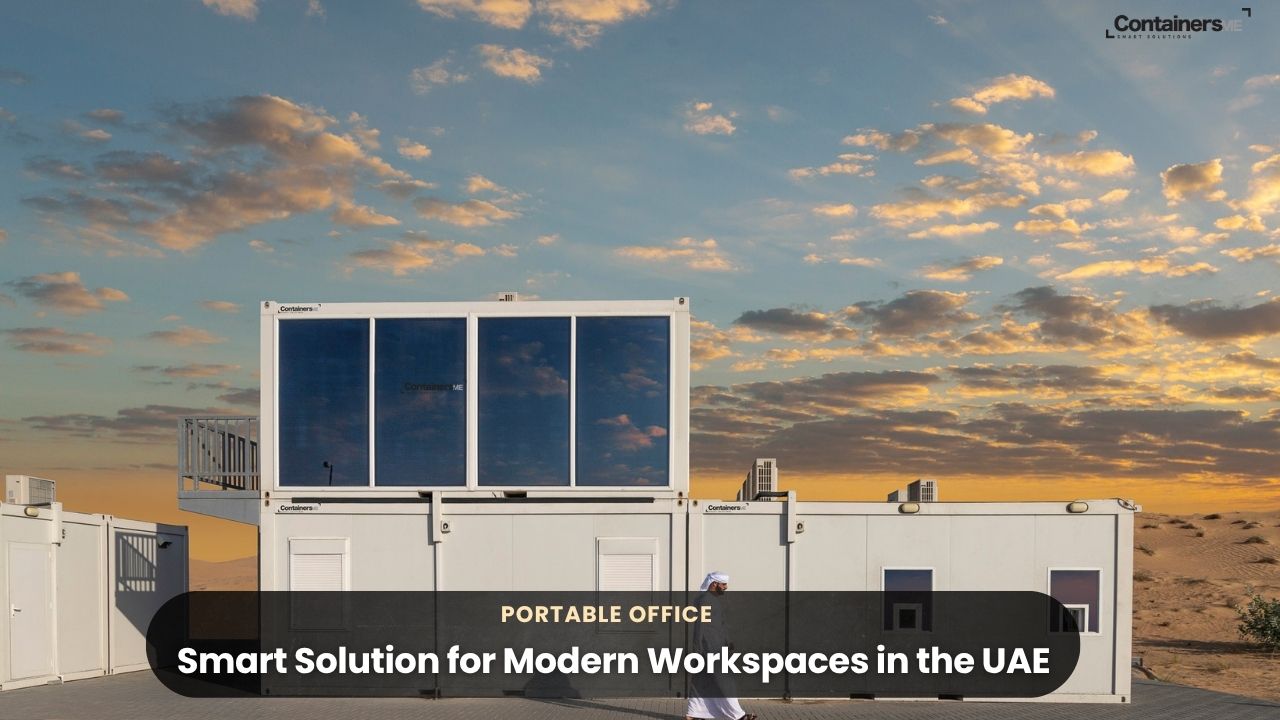 portable office made using mobile modular container