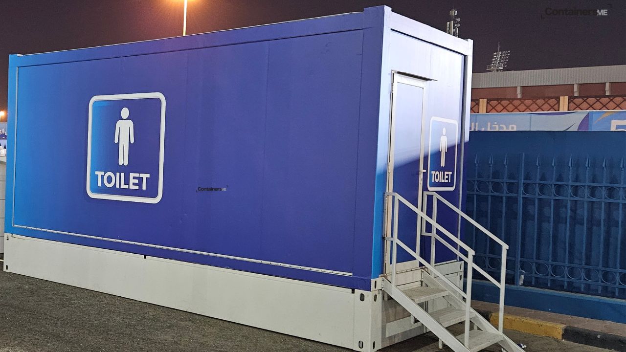 ablution unit made using modular mobile container
