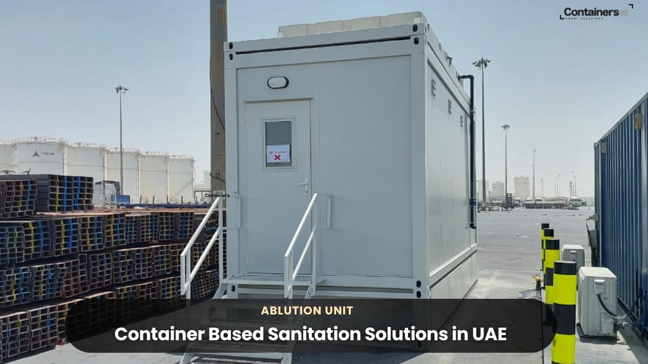 ablution unit made using modular mobile container by containers me