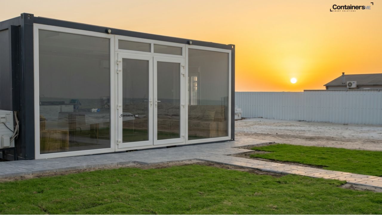 prefabricated-houses-in-UAE made using modular mobile container by containers me