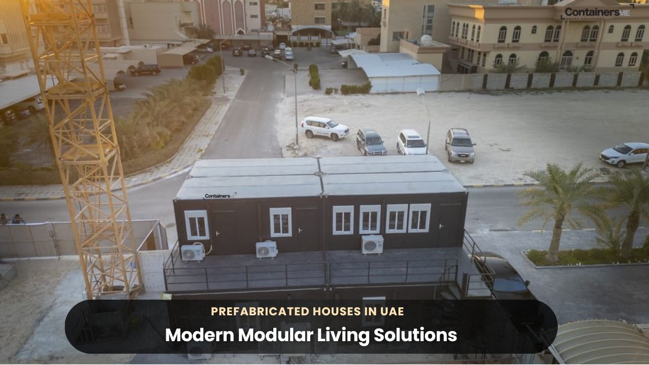 prefabricated houses in UAE made using modular mobile container